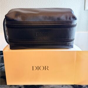 Dior Black Toiletry Bag for Men